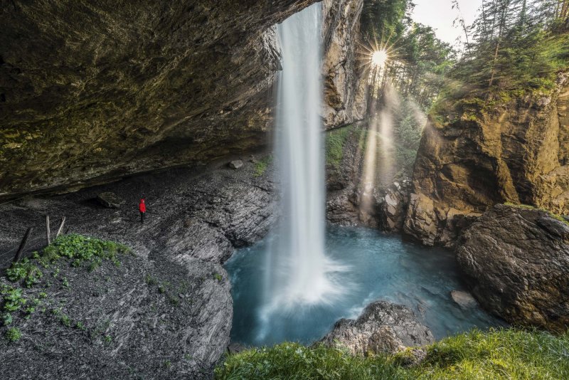 Рехельбакский водопад Швейцария