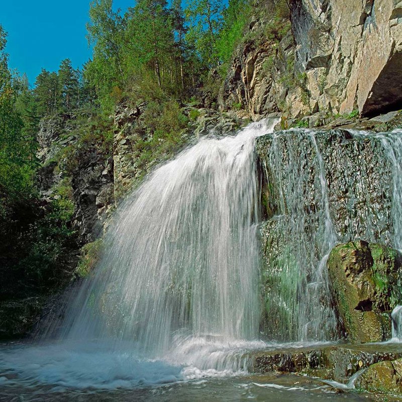 Каскад водопадов Алтай