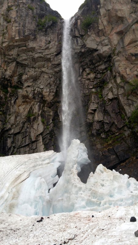Водопад спокойный Камчатка