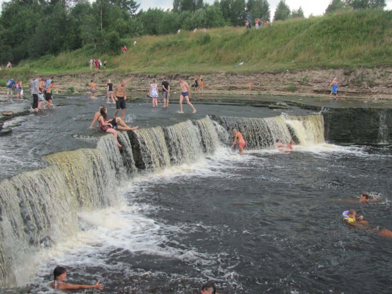 Водопады в Ленинградской области Саблино