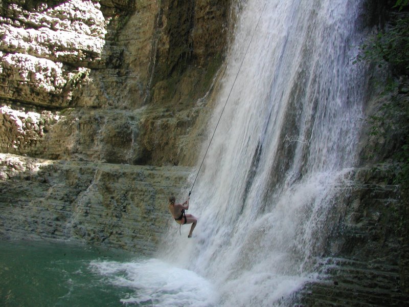 Джубга водопады 33 водопада