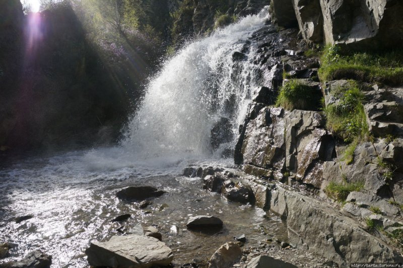 Водопад в селе Байдаево Кабардино Балкария