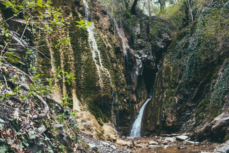 Гебиусские водопады грот
