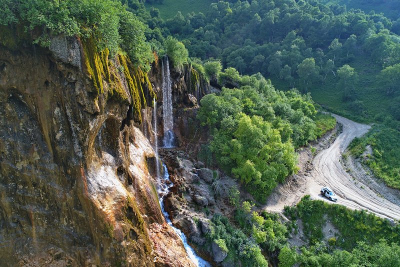 Водопады в Кабардино-Балкарии Чегем