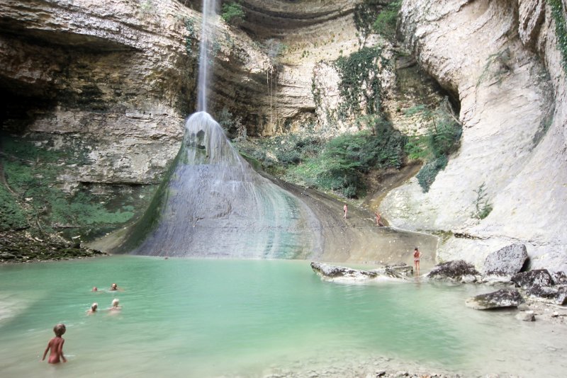 Шакуранские водопады в Абхазии