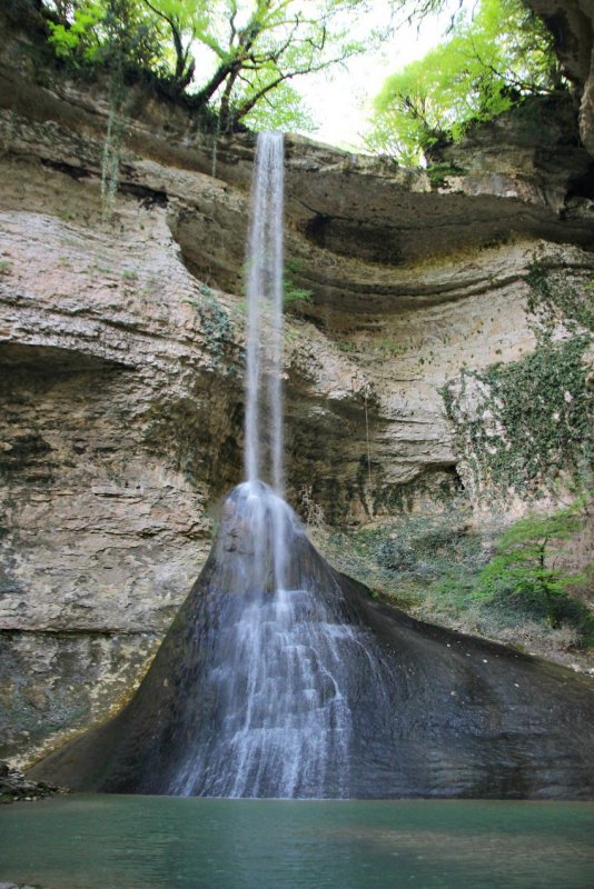 Шакуранский водопад в Абхазии