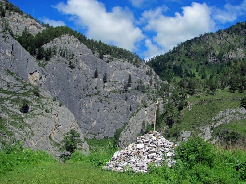 Горный Алтай водопад че Чкыш