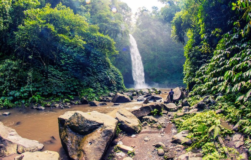 Индонезия Бали водопад