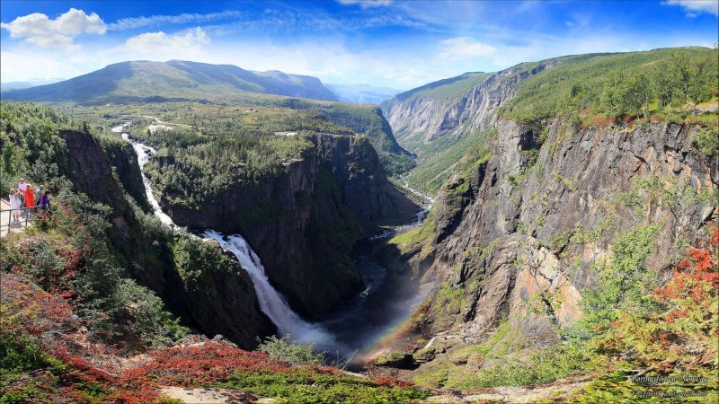 Королевство Норвегия достопримечательности водопады