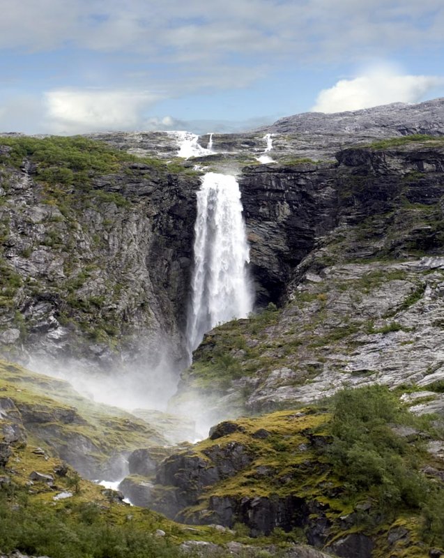 Водопад Чосфоссен Норвегия
