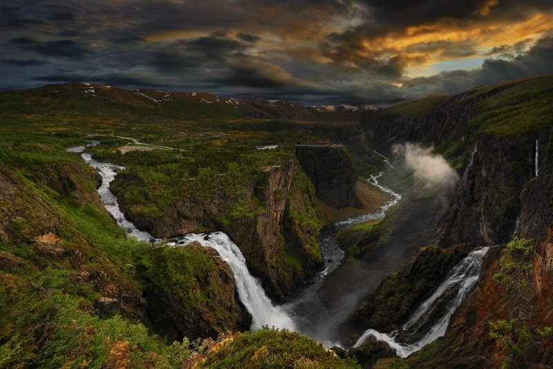 Долина Хардангервидда Норвегия