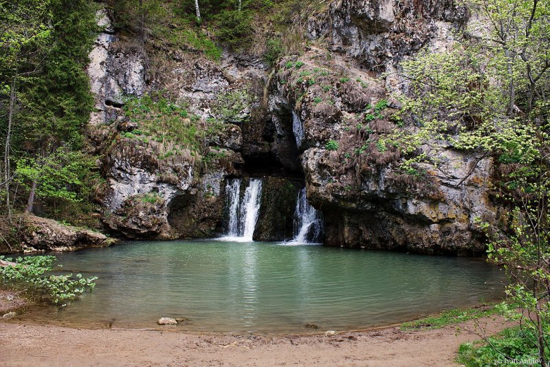 Водопад Гадельша Башкирия