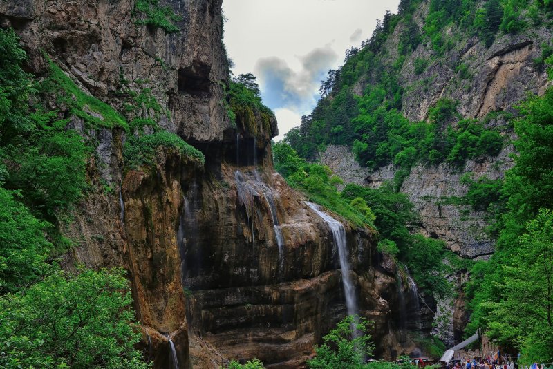 Кабардино-Балкария, Чегем водопад Абай Су