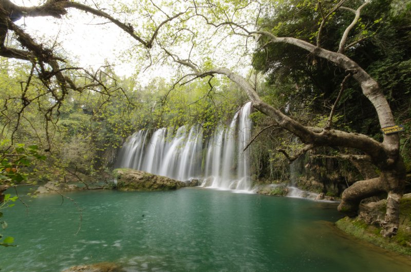 Парк с водопадом Куршунлу