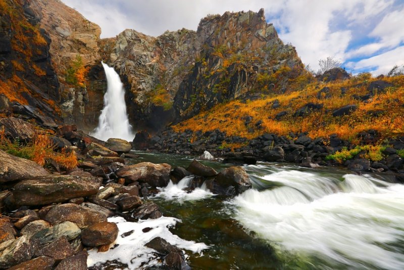 Водопад Куркуре Алтай