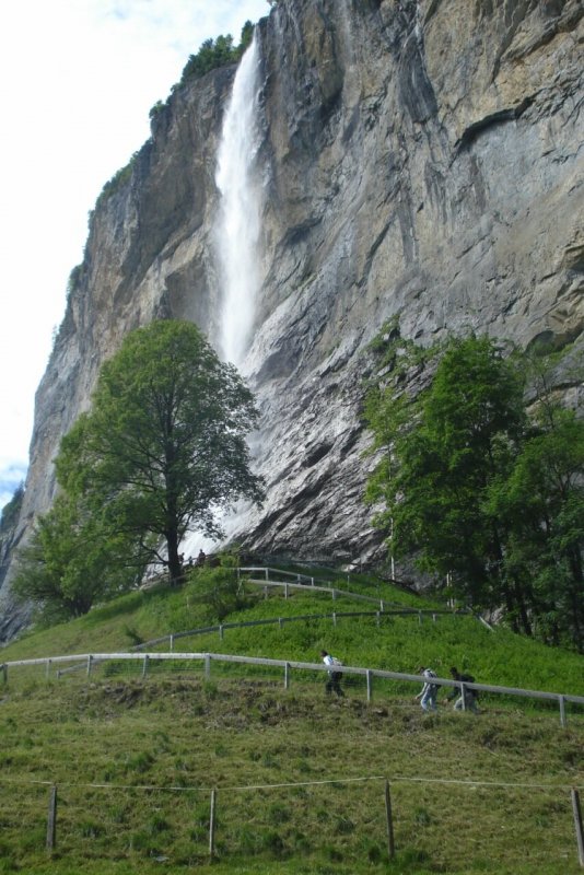 Интерлакен Швейцария водопады