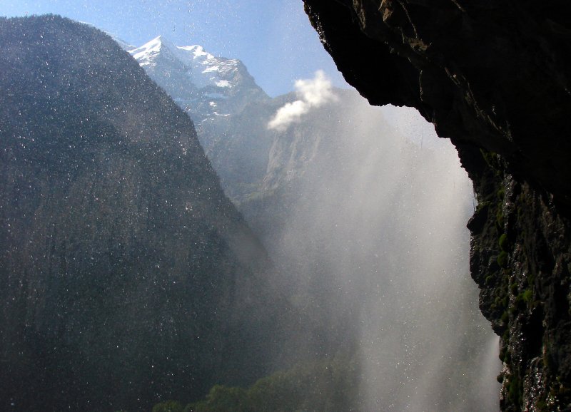 Водопад Штауббах в Швейцарии