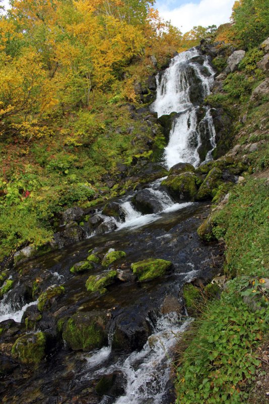 Водопады горного массива Вачкажец