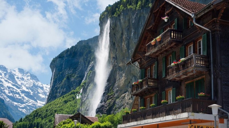 Долина водопадов Швейцария