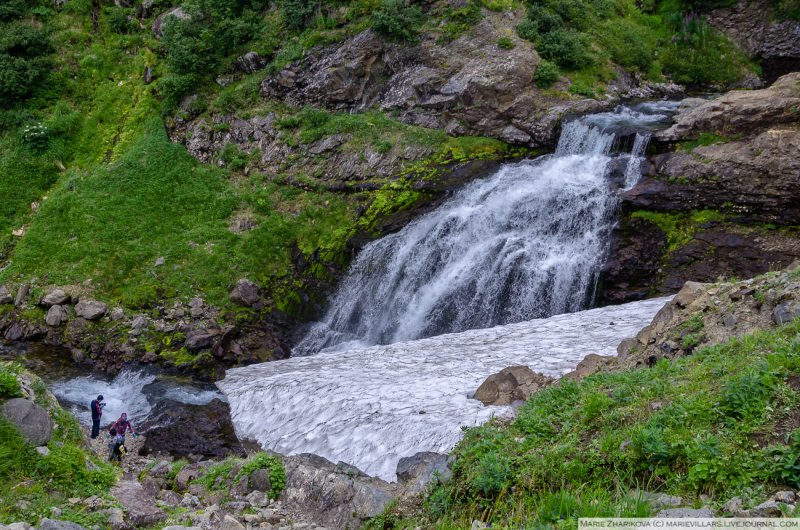 Водопад Вероникины косы Камчатка