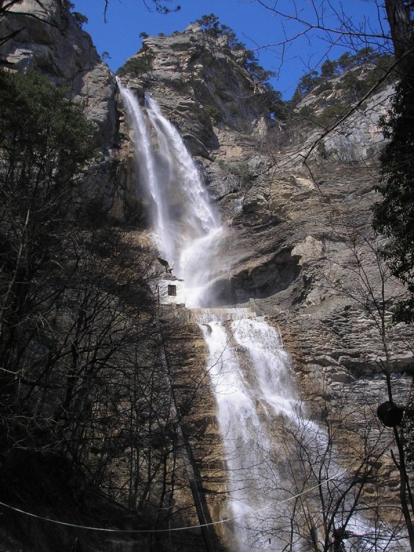 Водопад Джур-Джур на реке Улу-Узень