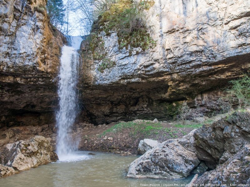 Водопады монастырский Мезмай