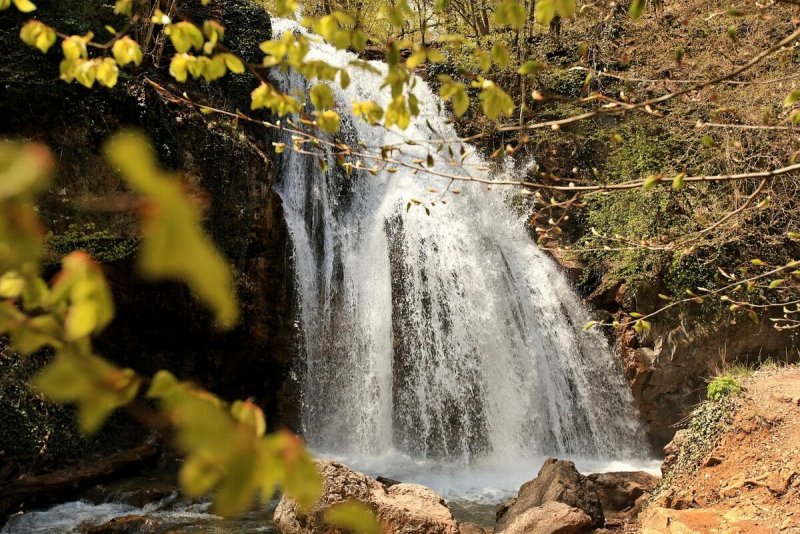 Водопад Джур Джур Крым водопад любви