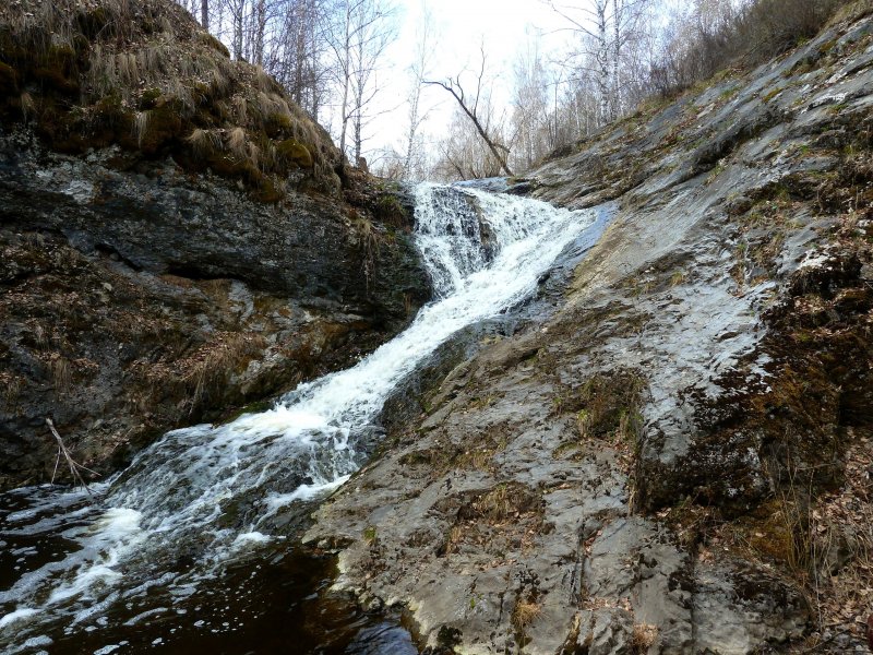 Водопад шата сухой Лог