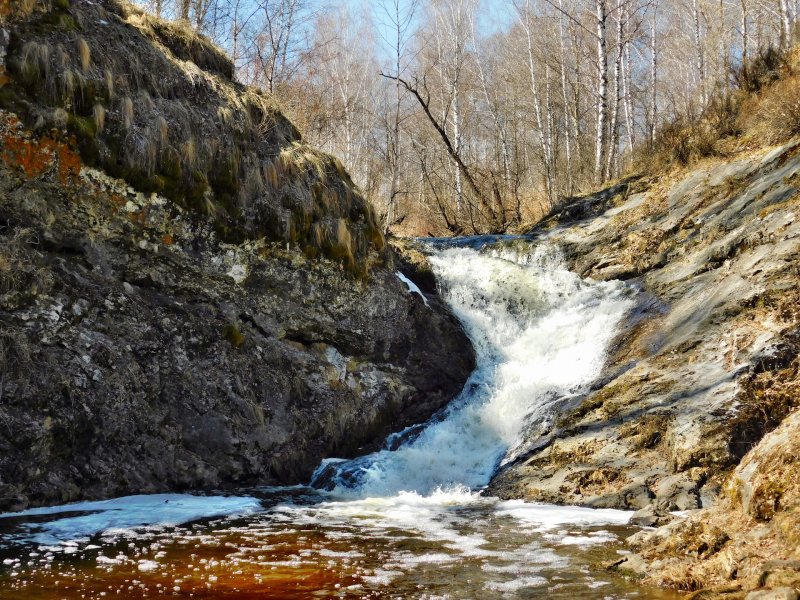 Водопад шата Свердловская область