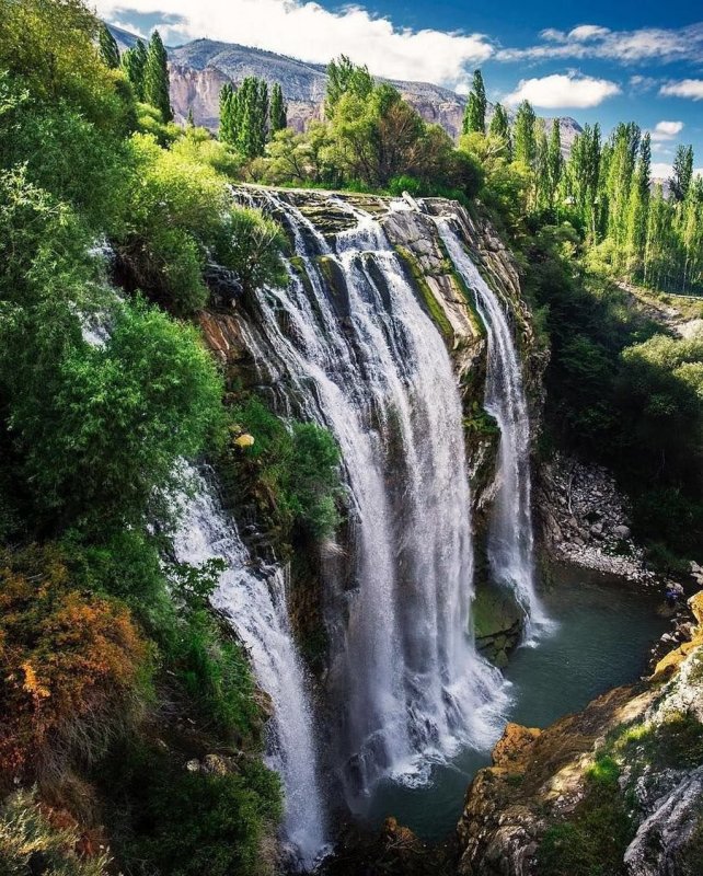 Водопад Грузия окецхе