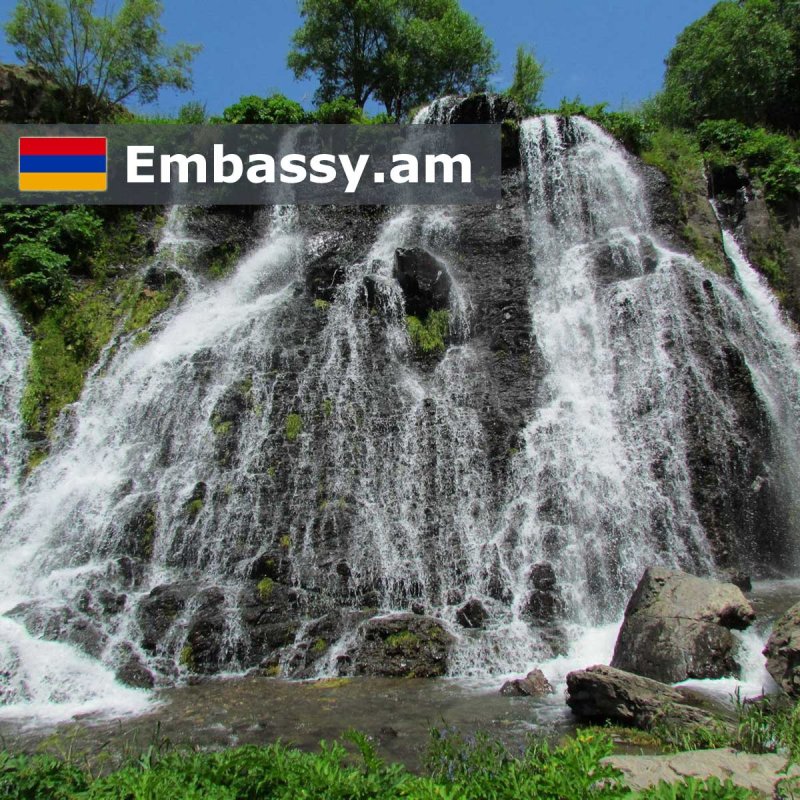 Армения водопады «Гергер»