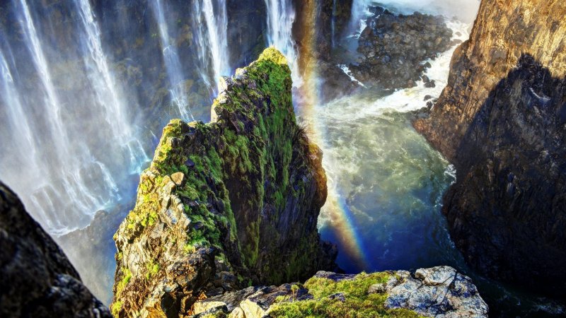 Водопад Виктория Восточный порог