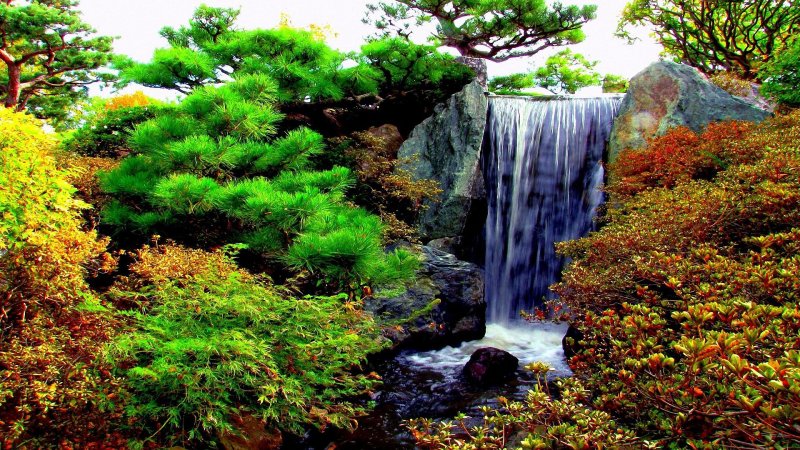 Япония Широито водопад