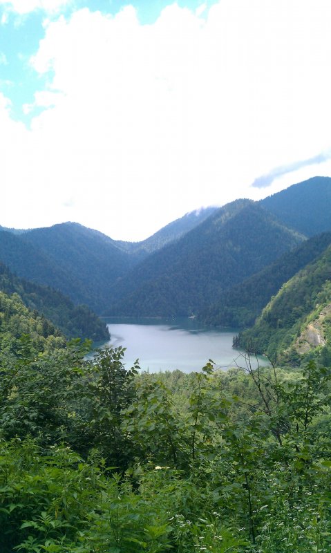 Озеро Рица Пицунда Абхазия