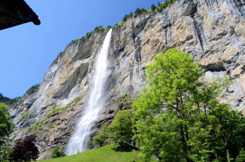 Водопад Штауббах в Швейцарии