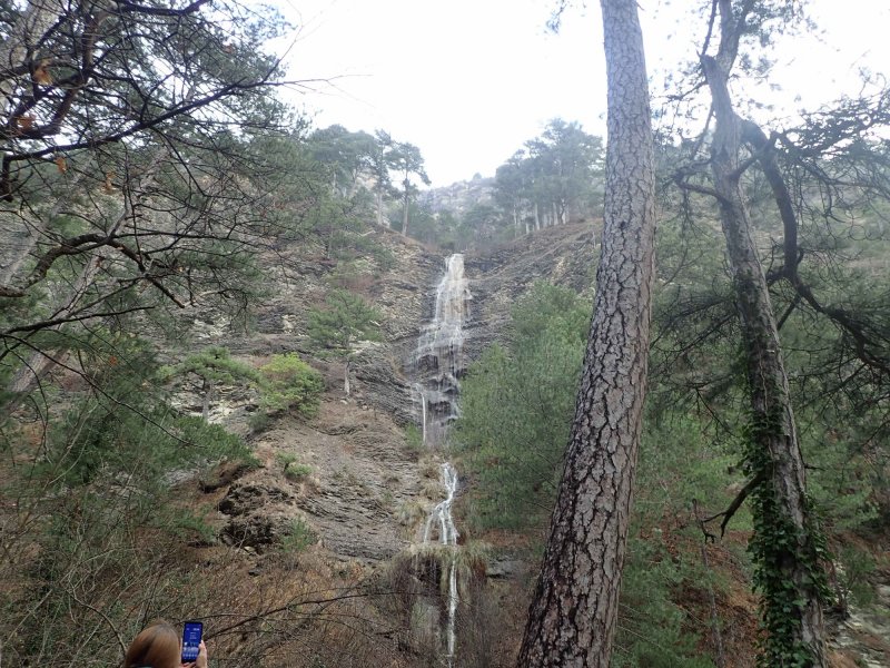 Ускутские водопады в Крыму