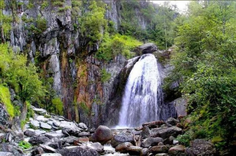 Водопад на острове Итуруп
