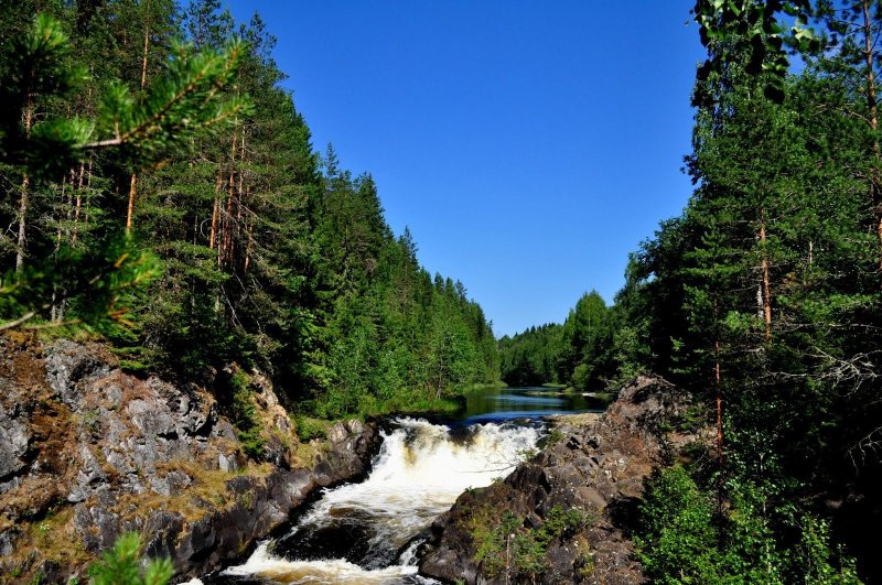 Карельский водопад Кивач