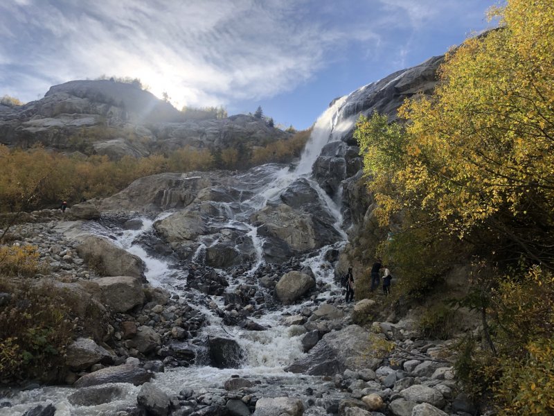 Водопад Алибек Домбай
