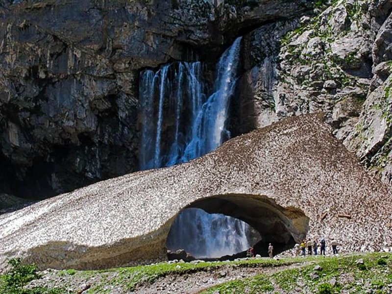 Хабюнские водопады Абхазия