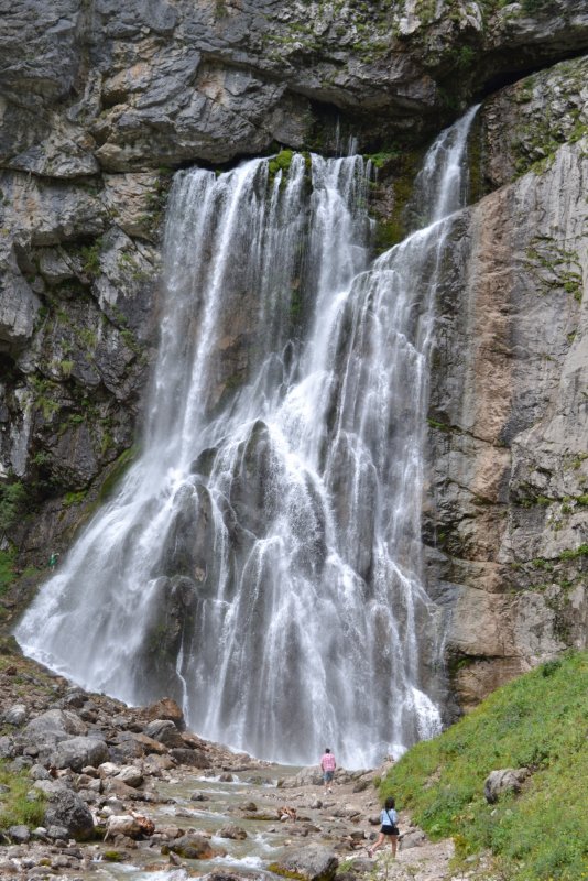 Абхазия озеро Гегский водопад