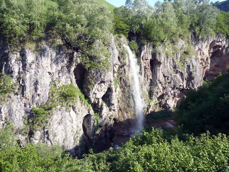 Медовые водопады в Кисловодске фото