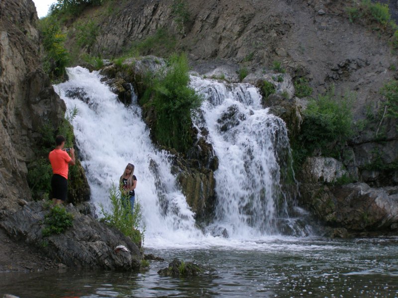 Водопад в Искитимском районе