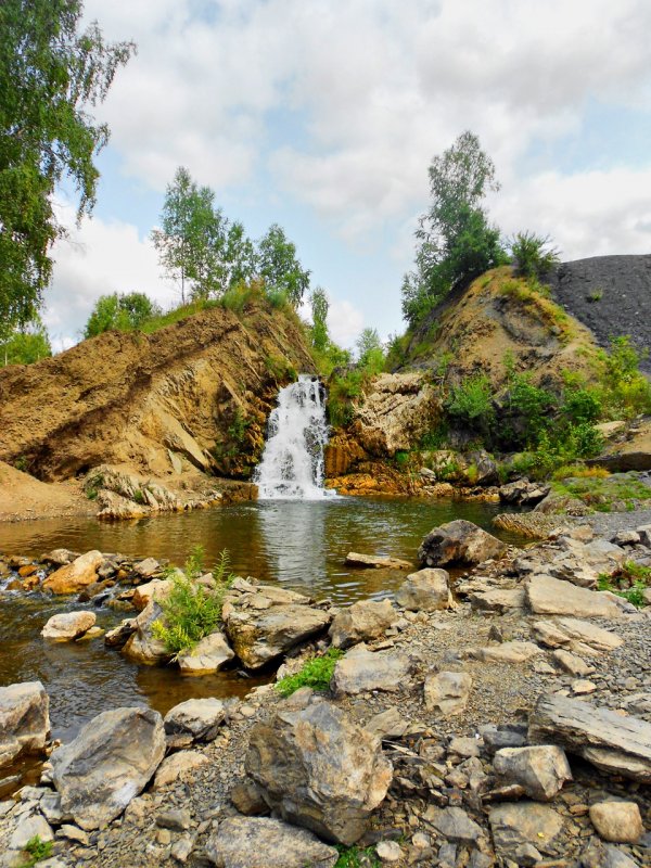 Беловский водопад Кемеровская область