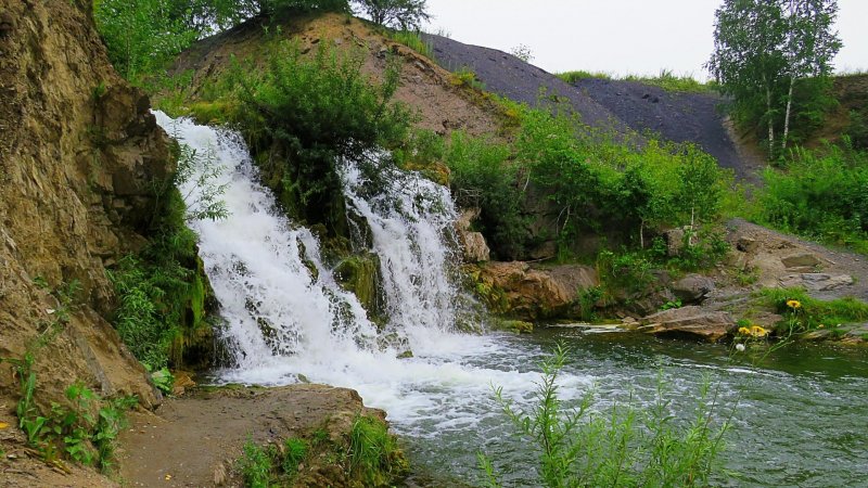 Беловский водопад Новосибирская область