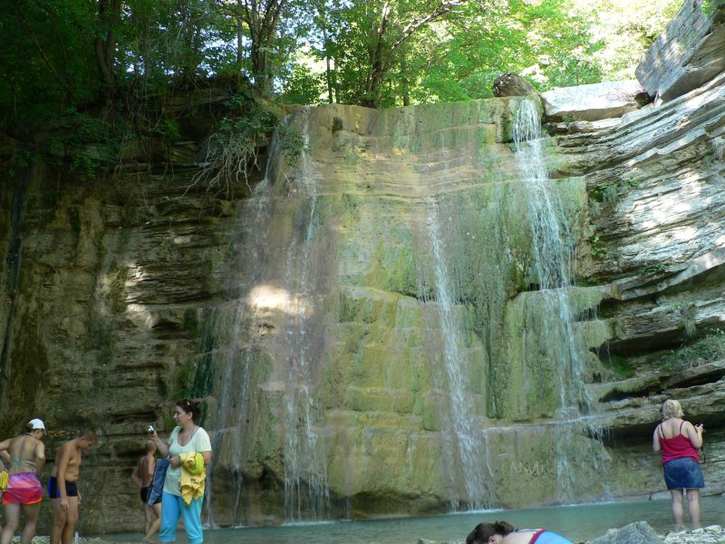 Водопад крылатый в Геленджике