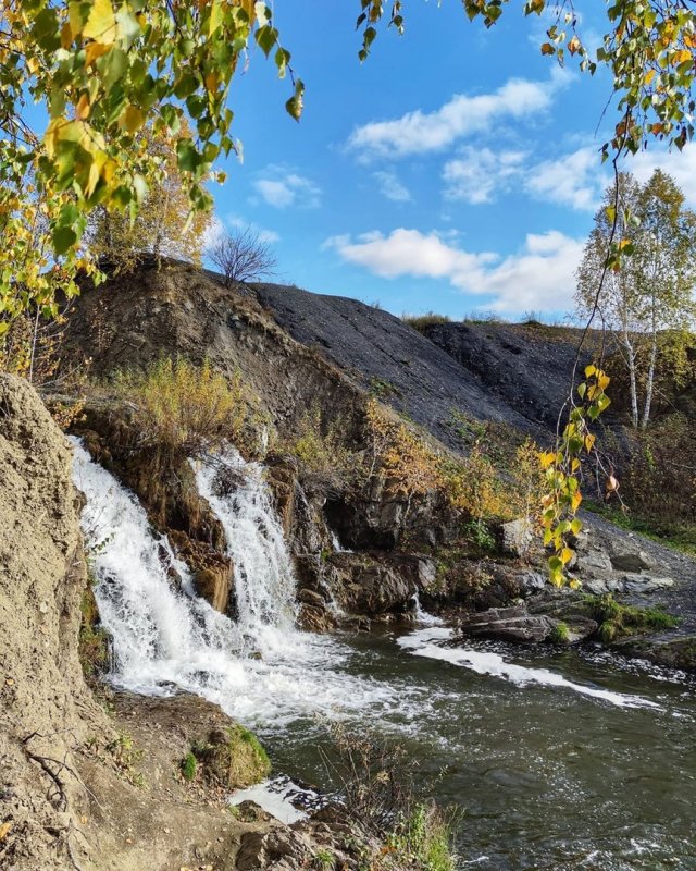 Беловский водопад Новосибирская область