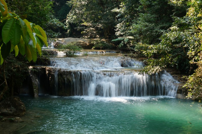 Водопад в Тайланде Канчанабури