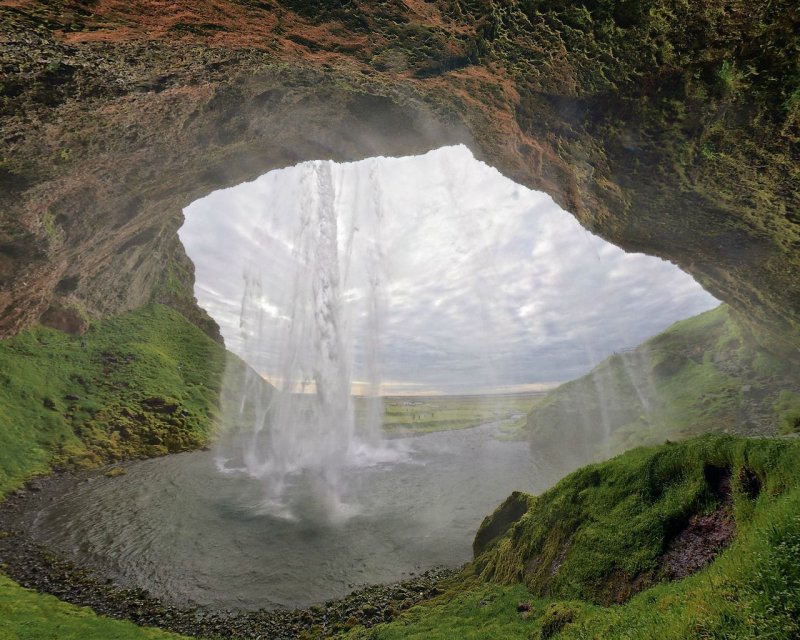 Водопад Сельяландфосс, Исландия