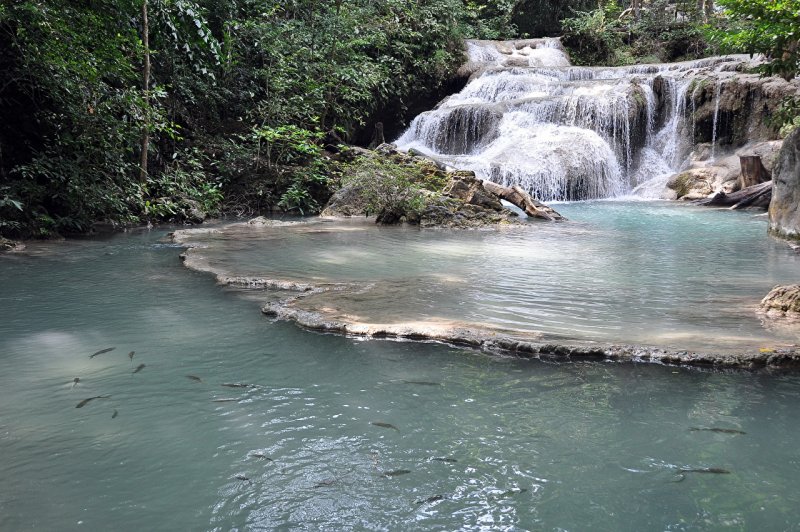 Водопад Эрован Тайланд